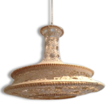 Suspension in macrame beige