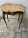 Napoleon III kidney table in Louis XV style with marble top