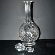 Cut crystal wine carafe Saint-Louis model VIC Massenet 1930 H34cm