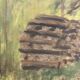 Vintage landscape painting