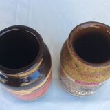 Deux vases Scheurich West Germany, années 60