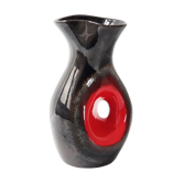 Vase vintage 1960 en céramique nacrée