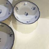 Nidervillier plate sets, Perine model, soup plates