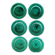 Rubelles earthenware dessert plates