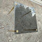 Table basse d'appoint plexiglas vintage
