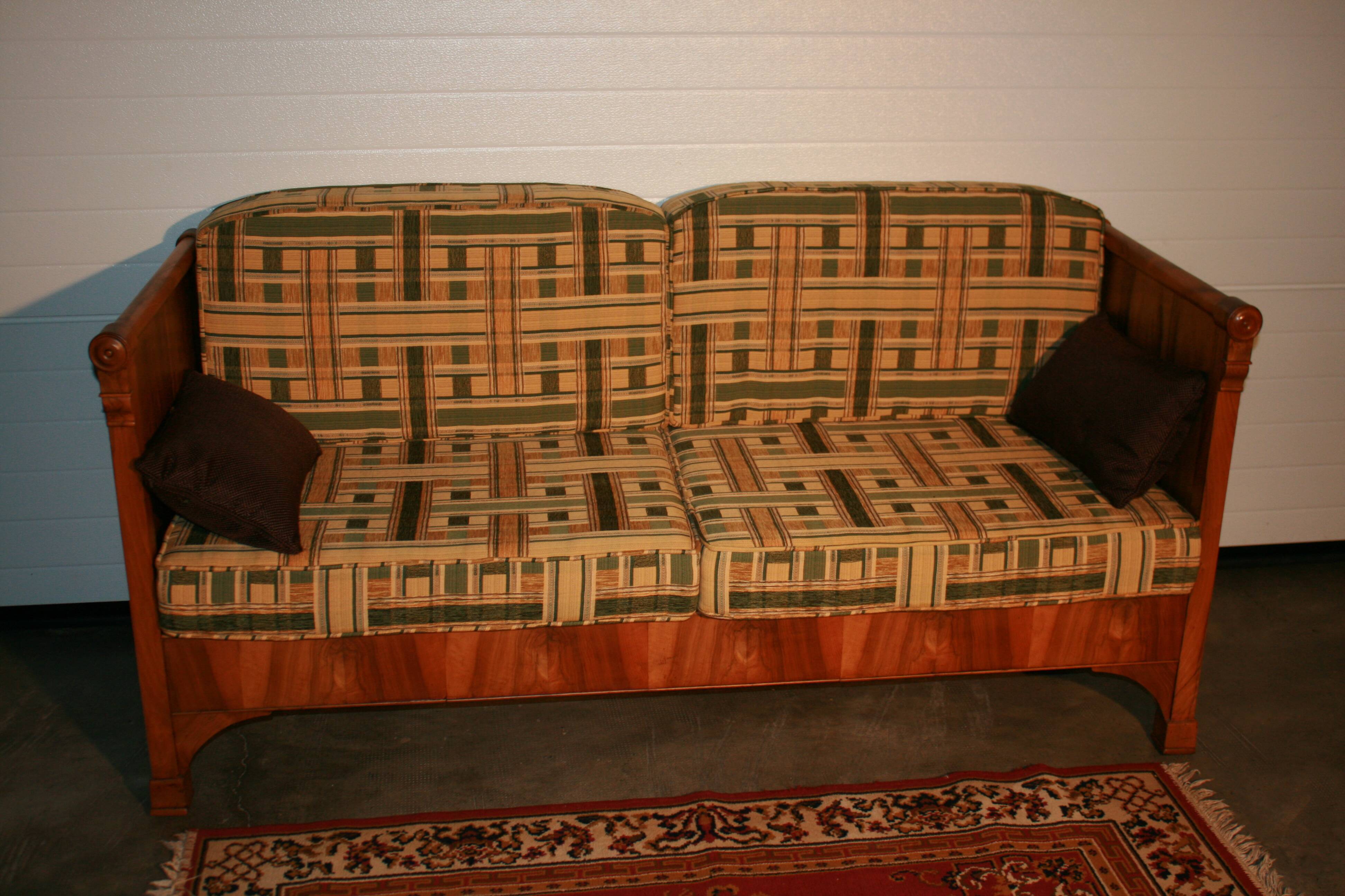 Resting bed End XIX Walnut