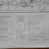 Vintage map of Longuyon