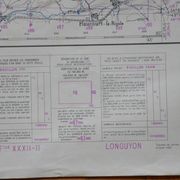 Vintage map of Longuyon