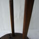 Walnut tripod cowhock stool