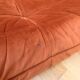 Togo set by Michel Ducaroy for Ligne Roset – 4 pieces in orange velvet.