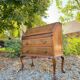 Chippendale Style Mahogany Slant-Leaf Desk/Secretary
