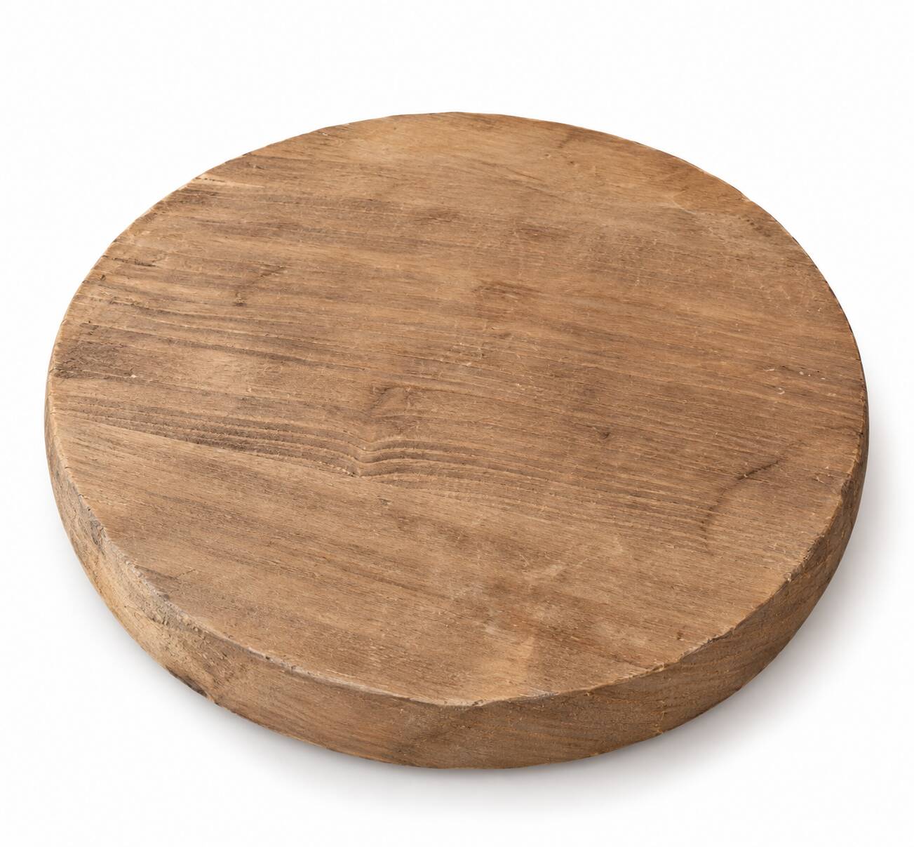 Ancient wooden plateau hand-carved