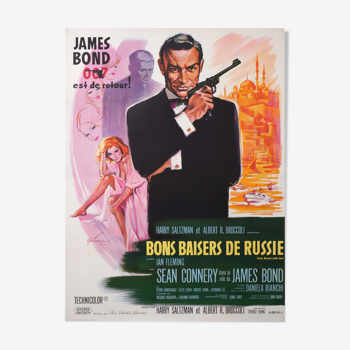 Affiche par Grinsson film "James Bond 007" - bons baisers de Russie 158,5x118 cm