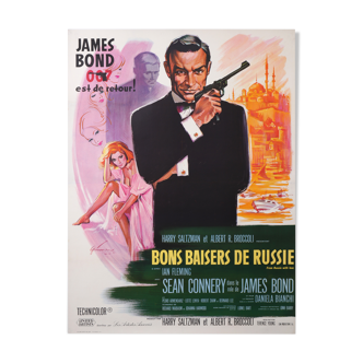 Affiche par Grinsson film "James Bond 007" - bons baisers de Russie 158,5x118 cm