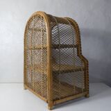 rattan shelf