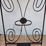 Entrance hall with black wrought iron mirror, renovated, 180 x 55 cm