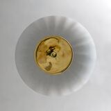 Mid-century Modern Murano Glass and Brass Ceiling Light, 1970s