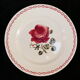 8 flat plates badonviller rose red