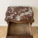 Antique Louis XV style bedside table in wood and marble.