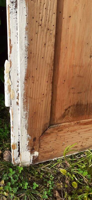 Small cupboard door 61.5x63.5cm old hardware