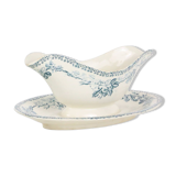HBCM ironstone sauceboat, Guadaloupe model