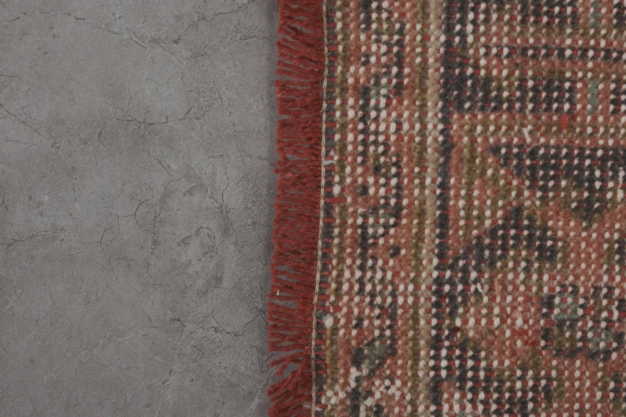Vintage Turkish hallway rug 85x683 cm