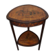 Table tripod art nouveau double trap