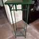 Metal and wood console table