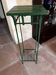 Metal and wood console table