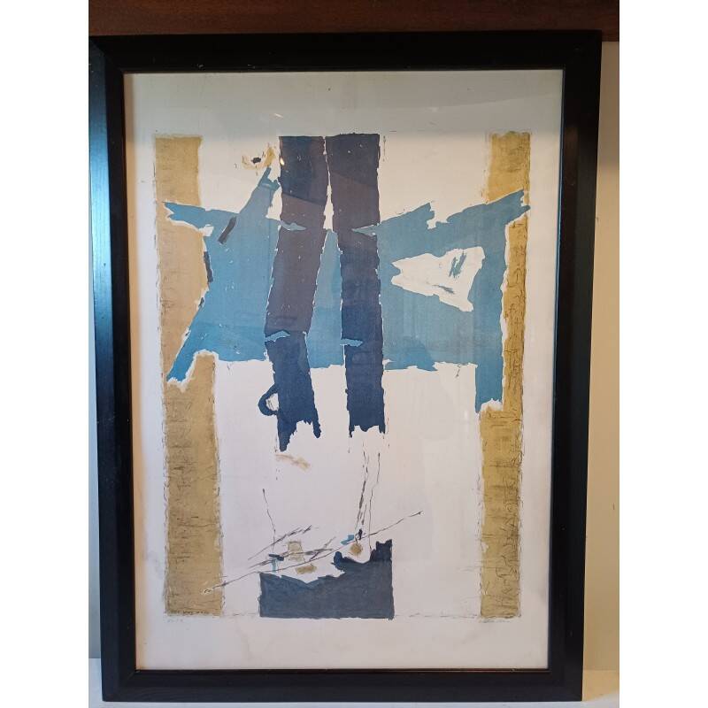 Lithograph by Josef Ebnother "The Path"