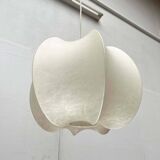 Modern mid-century Cocoon pendant lamp by Friedel Wauer for Goldkant Leuchten, Germany, 1960s.