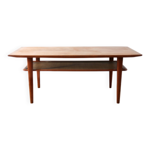table basse scandinave - teak