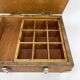 Wooden coin box 70s