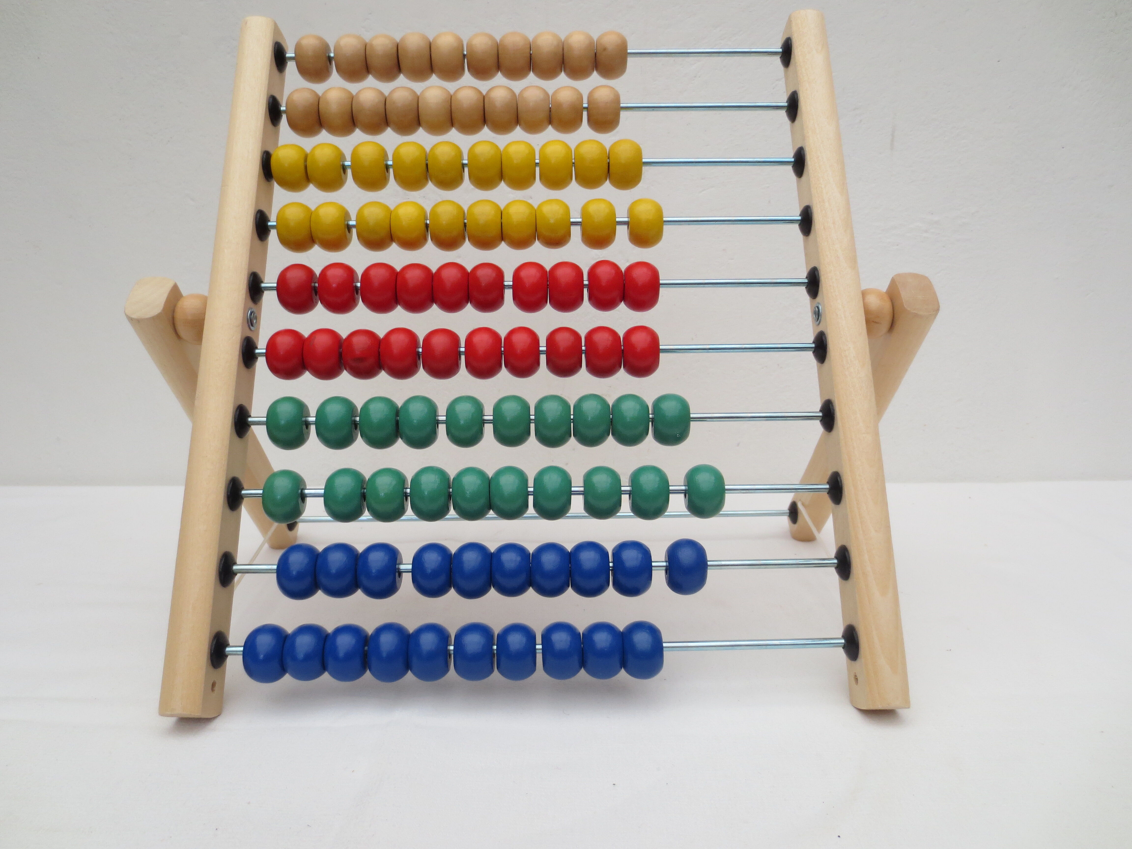 Large coloured wooden abacus for the child's learning