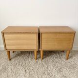Pair of vintage bedside tables