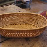 70s Asian wicker basket