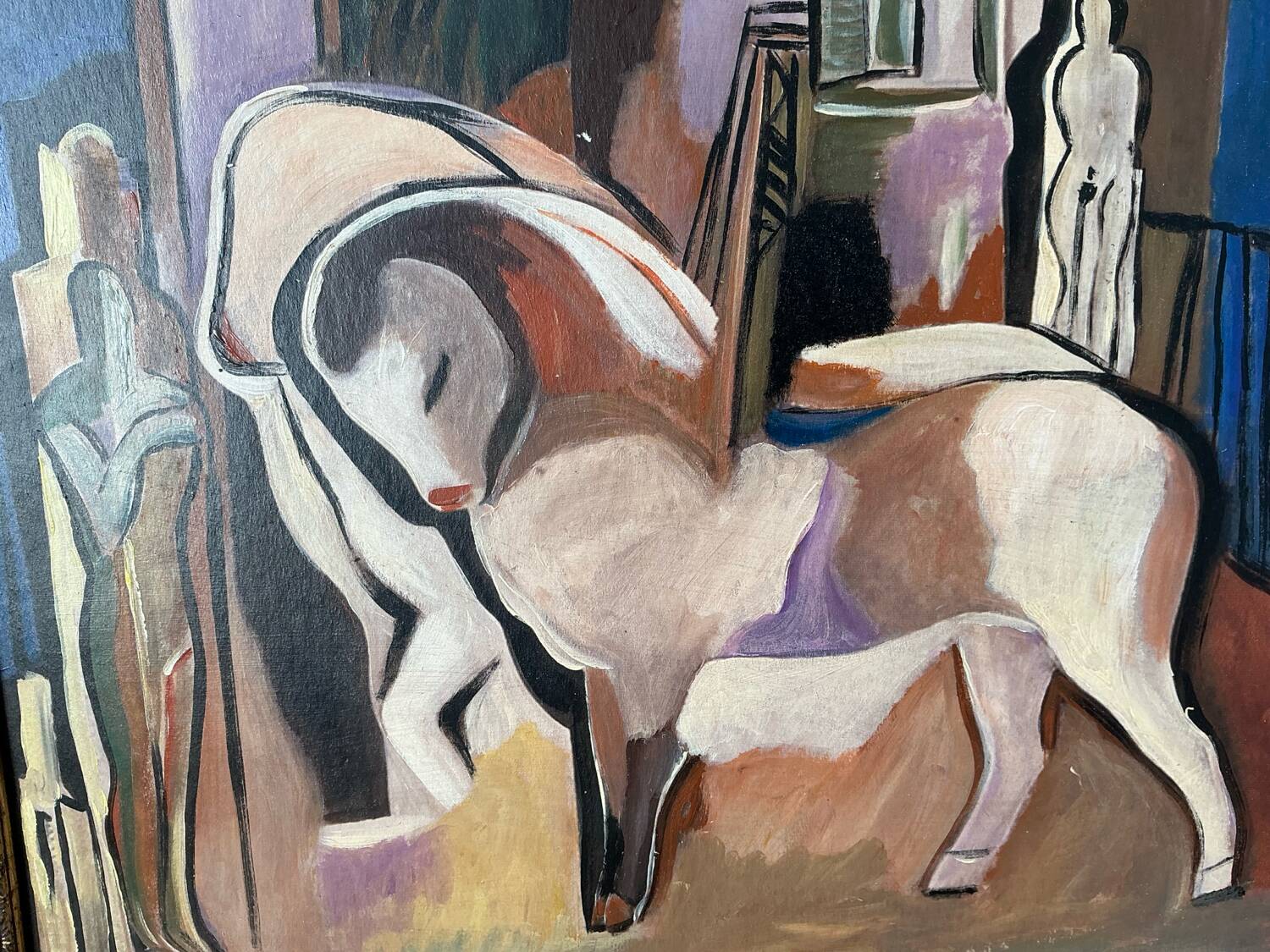 Kadar Bela unsigned Oil Painting Cubism