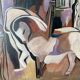 Kadar Bela unsigned Oil Painting Cubism