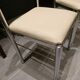 Pair of chairs Soudexvinyl vintage 60-70 leatherette chrome steel
