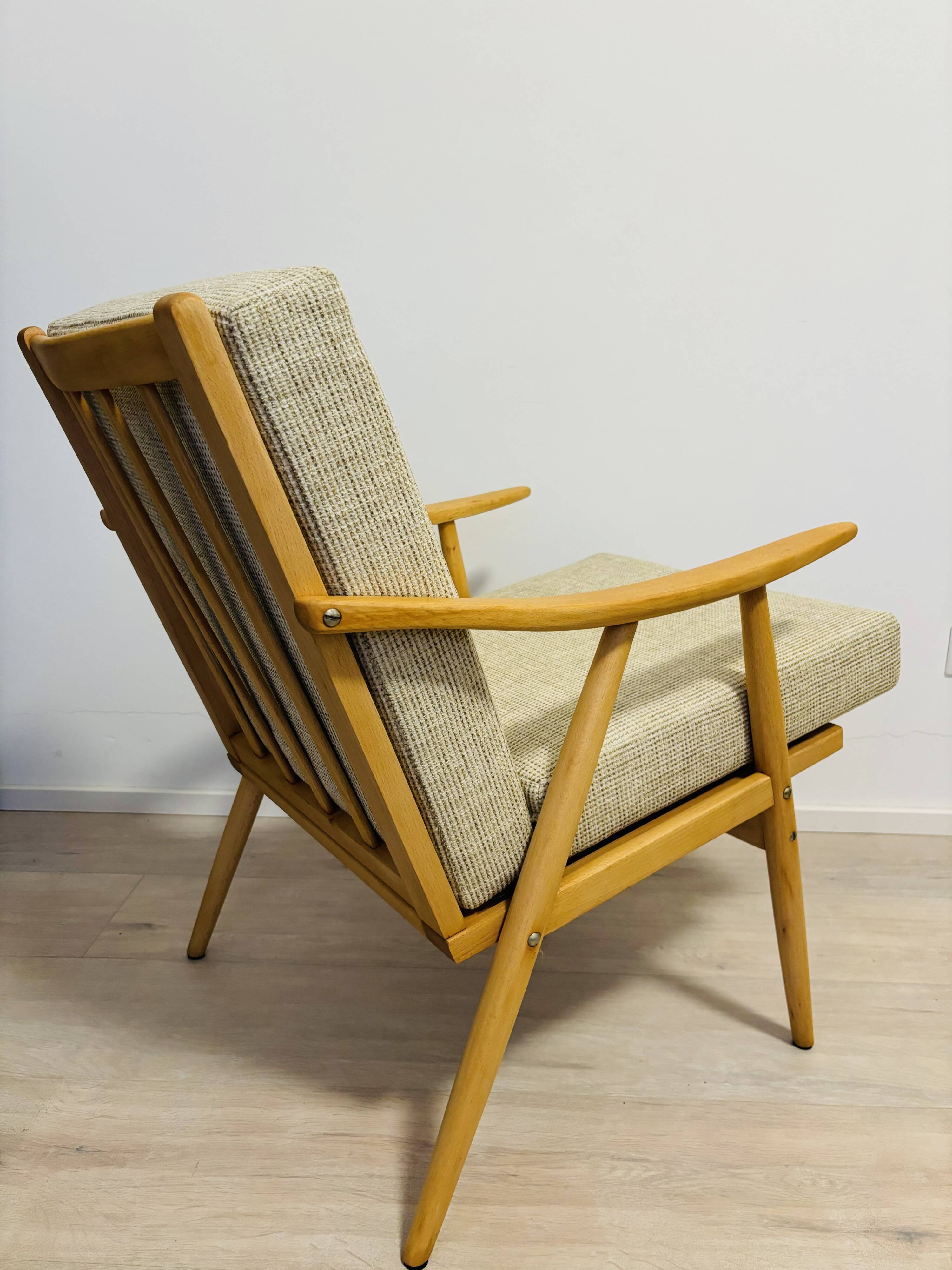 Boomerang armchair by ton from czechoslovakia 1970’s