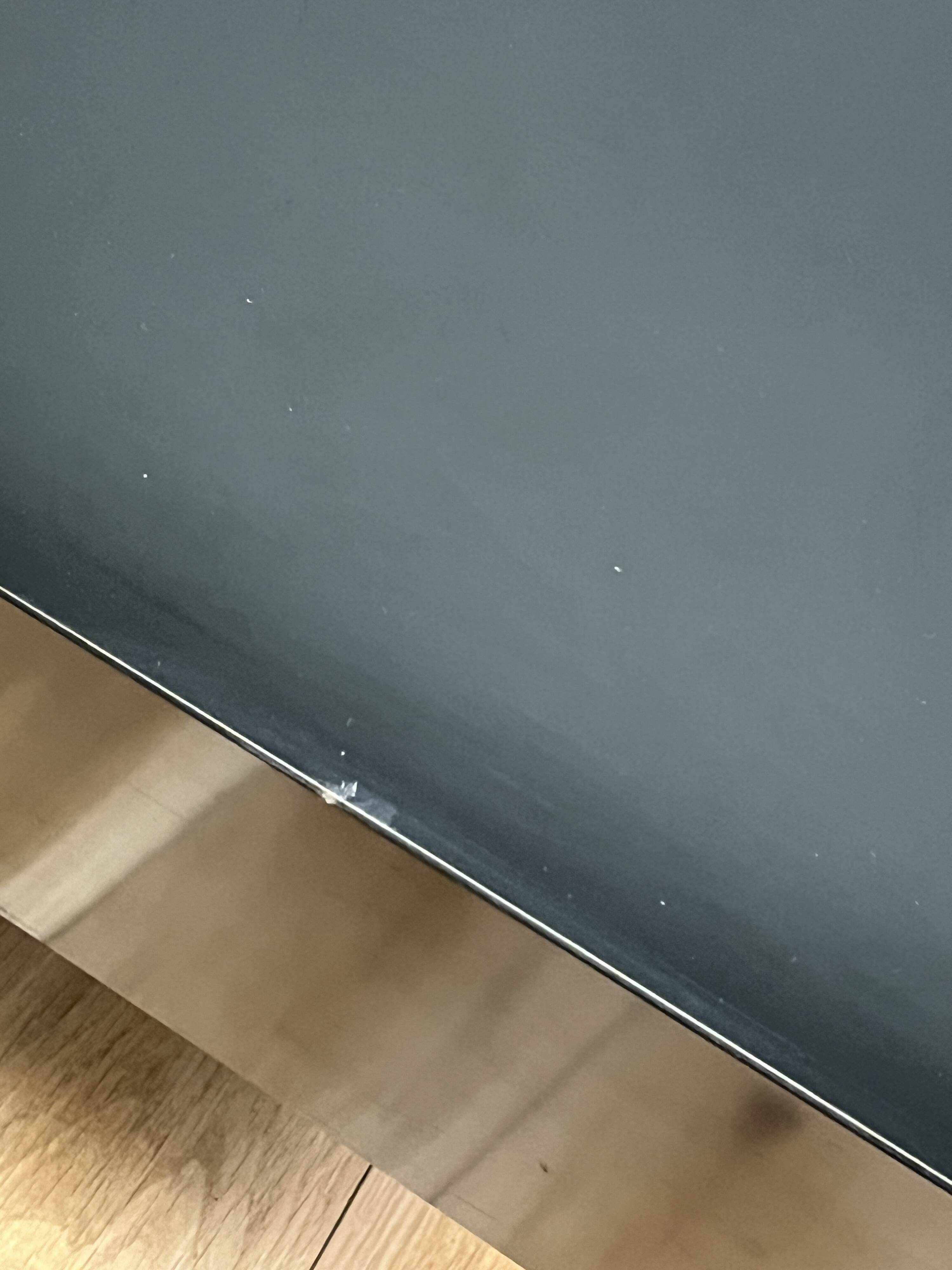 Alveo black coffee table by Willy Rizzo