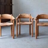 Set of 3 dining chairs by Rainer Daumiller