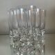 Set of 6 Kosta Boda aperitif glasses with bubbled stem