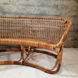 Living room - sofa, pair of armchairs - bamboo