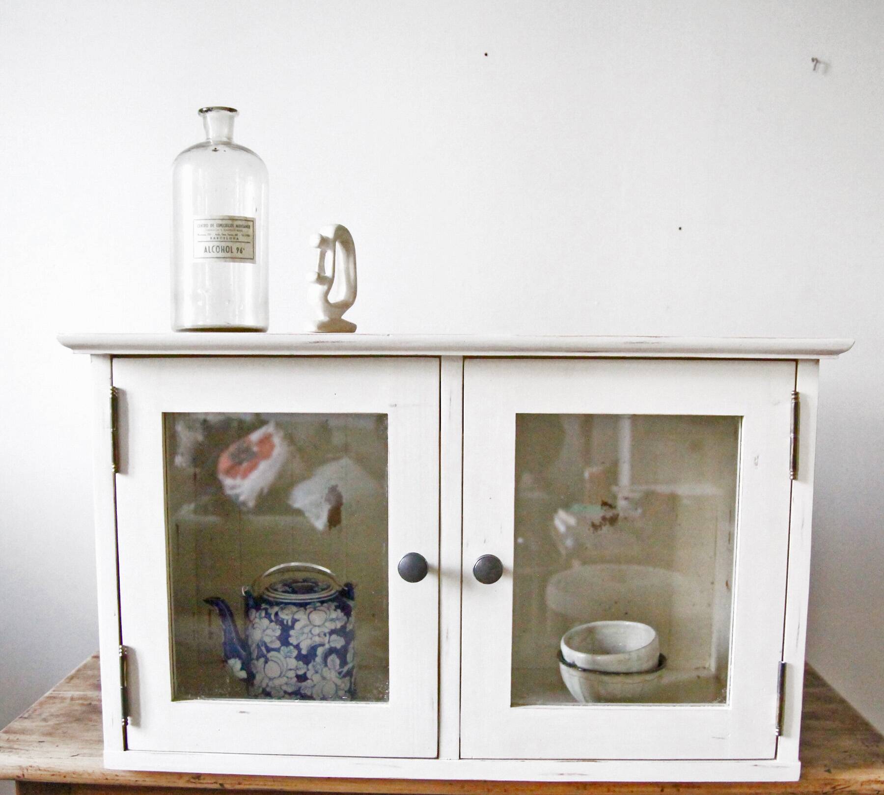 Small patinated window