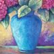 Painting bouquet of flowers