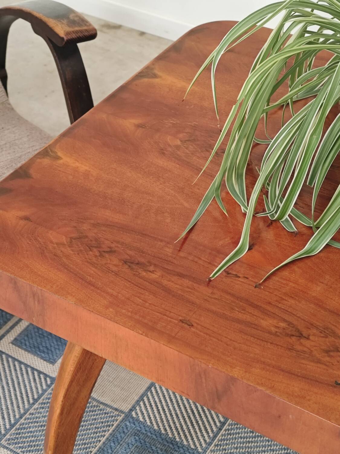 Living room table H259 spider by Jindrich Halabala 1950