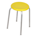 Tabouret en bakelite jaune
