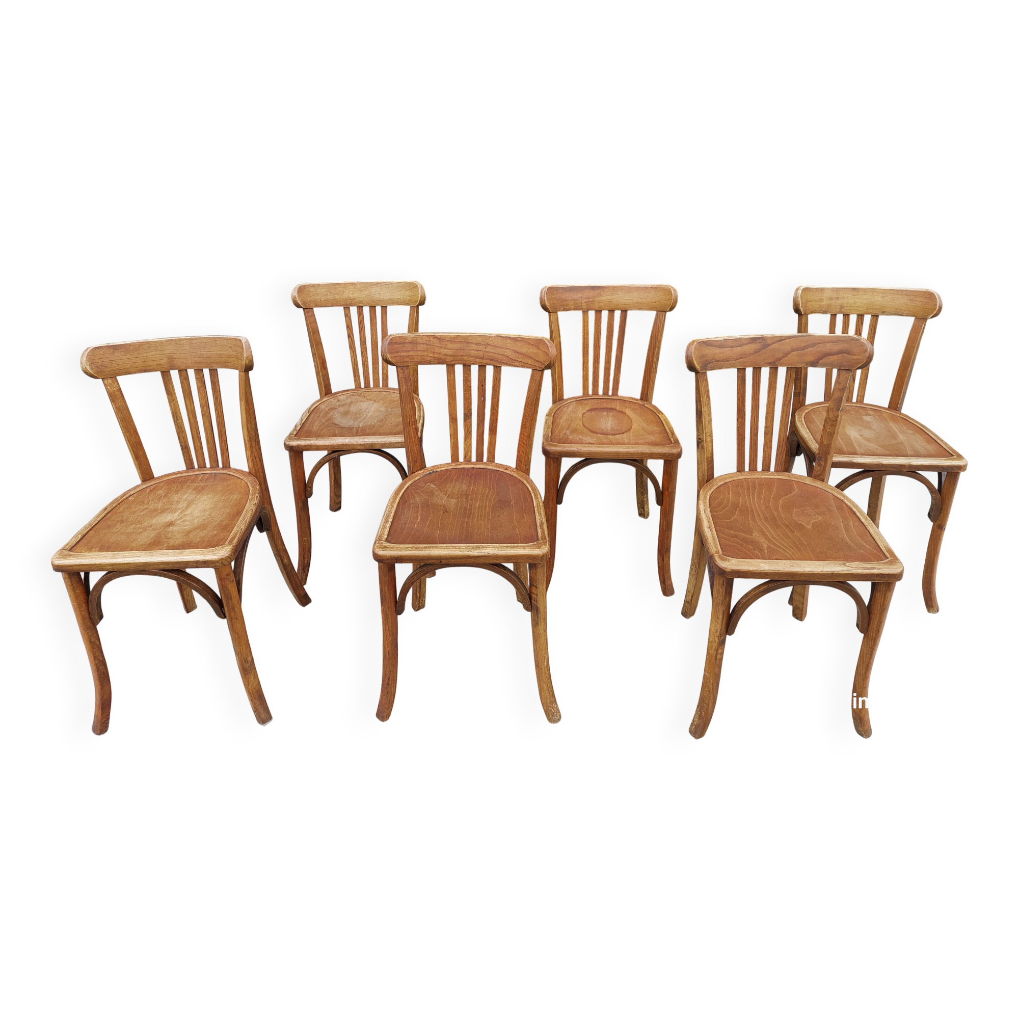 6 Luterma bistro chairs