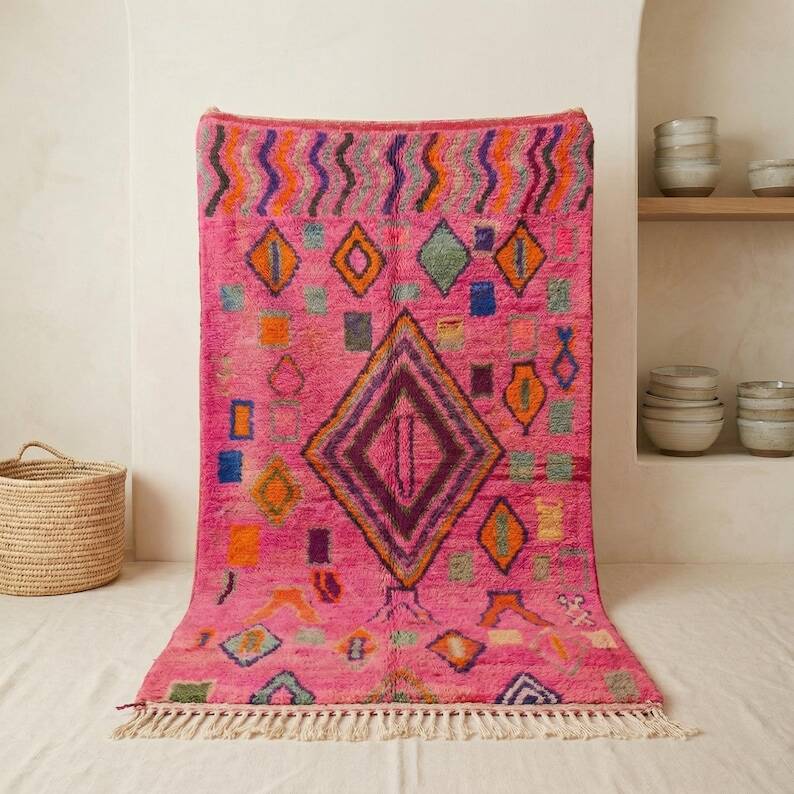 Moroccan wool rug 200cm x 300cm